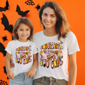 名前オンバックレトロ幽霊幼稚園ブクルー Tシャツ