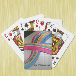 名前オンQuillingカラフル紙デザイン トランプ