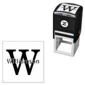 名前オーバーシンプルイニシャルはっきりしたモノグラム#2 セルフインキングスタンプ (インサイチュ)