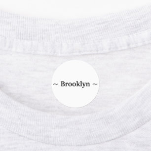 名前カスタマイズの変更文字白黒 ラベル