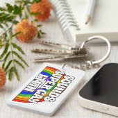 名前カスタマイズサウンドすごいゲイ。私は入っている。 キーホルダー (正面右)