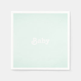 名前カスタマイズ写真赤ちゃんシャワー、誕生日 スタンダードカクテルナプキン