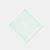 名前カスタマイズ写真赤ちゃんシャワー、誕生日 スタンダードカクテルナプキン (角)