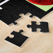 名前カスタマイズ可能なバスケットボールアートワークポップ・アートのアート ジグソーパズル (側面)