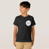 名前カスタムと番号の付いたスポーツチームロゴ Tシャツ (正面フル)