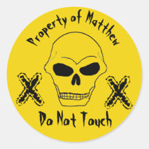 名前カスタムのスカル顔黄