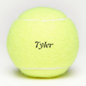 名前カスタムの選択 – 文字の色を選択 – テニスボール (正面)