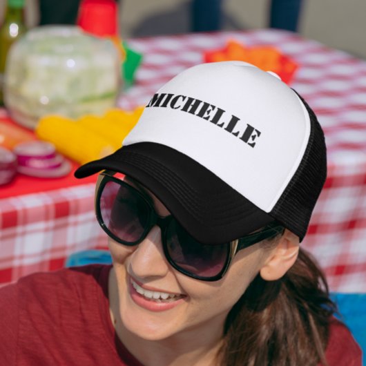 名前カスタムモノグラム キャップ