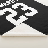 名前カスタム付きスポーツ シェルパブランケット (3/4)