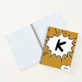 名前カスタム付き漫画パーソナライズされた ノートブック (内部)