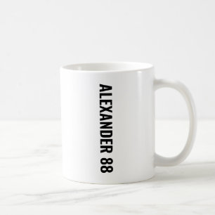 名前カスタム番号の付いたスポーツチームロゴ コーヒーマグカップ