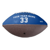 名前カスタム、番号、チーム、写真を持つサッカー アメリカンフットボール (回転270)