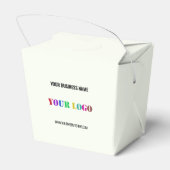 名前カスタムWebサイト付きロゴ特典ボックスギフト フェイバーボックス (裏面サイド)