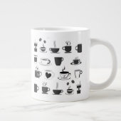名前カップ愛好者向けカスタムジャンボコーヒーマグ ジャンボコーヒーマグカップ (右)