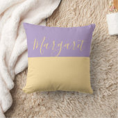 名前カラフルパーソナライズされた装飾用クッション クッション (ブランケット)