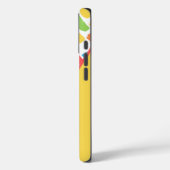 名前カラフル付きブラシストロークパターン Case-Mate iPhoneケース (裏面 / 左)