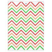 名前カラフル付き山形パターン クリップボード (裏面)