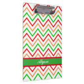 名前カラフル付き山形パターン クリップボード (右)