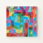 名前カラフル付き数字日記 ノートブック (裏面)