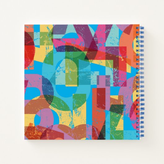 名前カラフル付き数字日記 ノートブック (裏面)