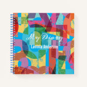 名前カラフル付き数字日記 ノートブック (正面)