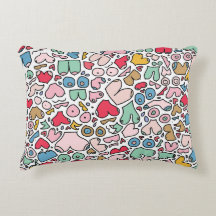 名前カラフル胸パターン石コースター