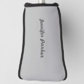 名前クラシカルの手書き ゴルフヘッドカバー (回転90)