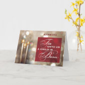 名前クリスマスキャンドル子生まれは赤金ゴールド カード (黄色い花)