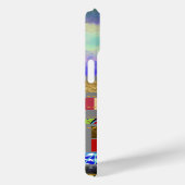 名前クール付きストライプのパターン Case-Mate iPhoneケース (裏面 / 右)