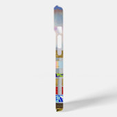 名前クール付きストライプのパターン Case-Mate iPhoneケース (裏面 / 左)