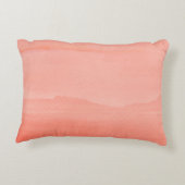 名前グラデーション付きサンゴ アクセントクッション (裏面)