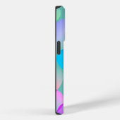 名前グリカラフルディングハート、ティール（緑がかった色） Case-Mate iPhoneケース (裏面 / 右)