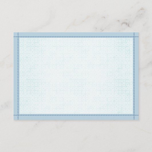 名前ゲームかわいい茶色のクマ男の子赤ちゃんシャワーゲーム エンクロージャーカード (裏面)