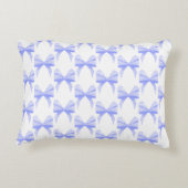 名前コケパーソナライズされたットパープルボウアクセントピロ アクセントクッション (裏面)