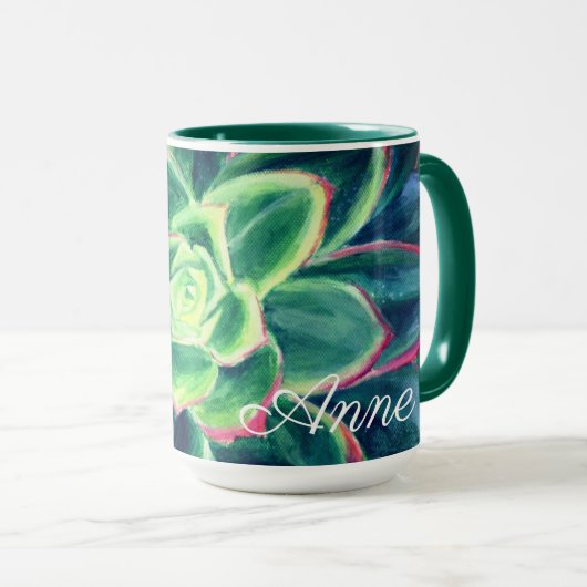 名前コンボマグプラント絵を描の マグカップ (正面右)