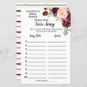 名前ザラブソングマルサラブライダルシャワーゲーム (正面/裏面)