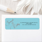 名前シンプルとアドレスの置き換え差出人住所ラベル ラベル (インサイチュ)