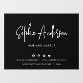 名前スクリプトモダンのソーシャルメディアのカスタム色を追加 ウィンドウサイン (シート)