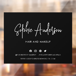 名前スクリプトモダンのソーシャルメディアのカスタム色を追加 ウィンドウサイン