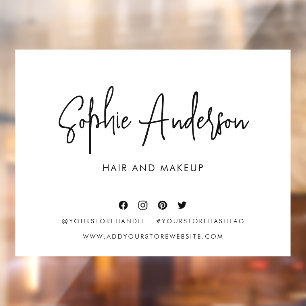 名前スクリプトモダンのソーシャルメディアのカスタム色を追加 ウィンドウサイン