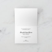 名前スクリモダンプトベビーの写真の誕生のお知らせ 案内状 (内部)