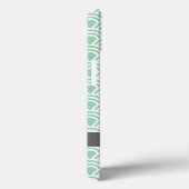 名前スタイリッシュ付きミント幾何学パターン Case-Mate iPhoneケース (裏面 / 右)