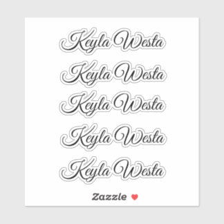 名前ステッカスタムク – カットビニールステッカー シール