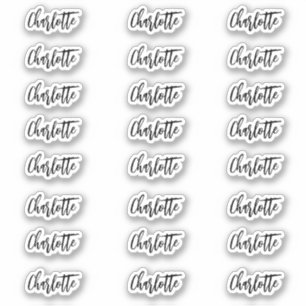 名前ステッスタイリッシュカーデカール名ラベル シール