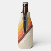 名前ストライプの付きレトロ ボトルクーラー (ボトル裏面)