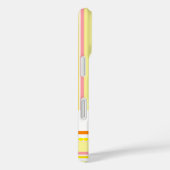 名前ストライプビーズオレンジピンクケース Case-Mate iPhoneケース (裏面 / 右)