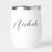 名前スパーソナライズされたクリプトエレガントタイポグラフィモダン (左面)