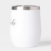 名前スパーソナライズされたクリプトエレガントタイポグラフィモダン (背面)