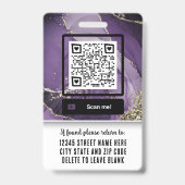 名前タイトルロゴナースドクターメディカルスタッフ バッジ (裏面)