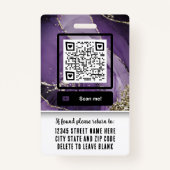 名前タイトルロゴナースドクターメディカルスタッフ バッジ (裏面)